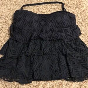 Ruffled Tankini Top